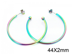 HY Wholesale Stainless Steel 316L Cheap Earrings-HY08E0113JS