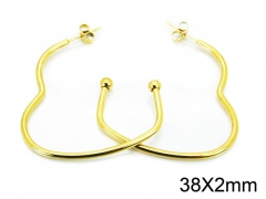 HY Wholesale Stainless Steel 316L Cheap Earrings-HY08E0100JG