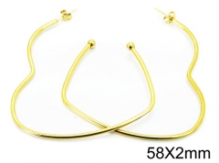 HY Wholesale Stainless Steel 316L Cheap Earrings-HY08E0098JT