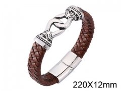 HY Wholesale Jewelry Bracelets (Leather)-HY0010B0006HOE