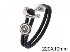 HY Wholesale Jewelry Bracelets (Leather)-HY0010B0171HOL