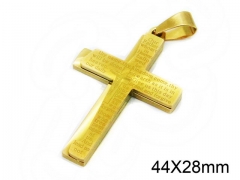 HY Wholesale Stainless Steel 316L Cross Pendant-HY09P1003PE