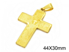 HY Wholesale Stainless Steel 316L Cross Pendant-HY09P1001LA