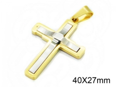 HY Wholesale Stainless Steel 316L Cross Pendant-HY09P1011OE