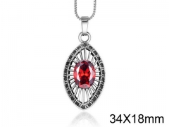 HY Wholesale Stainless steel 316L Crystal or Zircon Pendant (not includ chain)-HY0011P0042