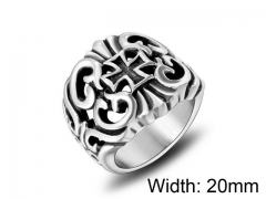 HY Wholesale Titanium Steel Popular Casting Rings-HY0011R134