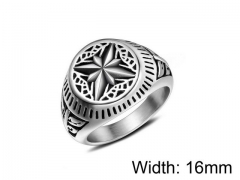 HY Wholesale Titanium Steel Popular Casting Rings-HY0011R082