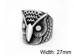 HY Wholesale Titanium Steel Popular Casting Rings-HY0011R002