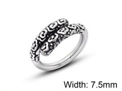 HY Wholesale Titanium Steel Popular Casting Rings-HY0011R014