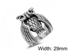 HY Wholesale Titanium Steel Popular Casting Rings-HY0011R044