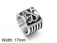 HY Wholesale Titanium Steel Popular Skull Rings-HY0011R054