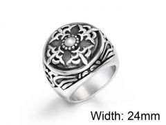 HY Wholesale Titanium Steel Popular Casting Rings-HY0011R098