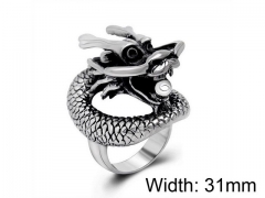 HY Wholesale Titanium Steel Popular Casting Rings-HY0011R207