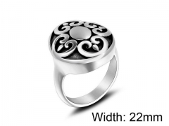 HY Wholesale Titanium Steel Popular Casting Rings-HY0011R101