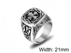 HY Wholesale Titanium Steel Popular Casting Rings-HY0011R129