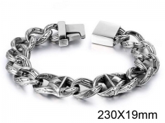 HY Wholesale Titanium Steel/Stainless Steel 316L Bracelets-HY0011B032