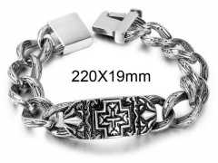 HY Wholesale Titanium Steel/Stainless Steel 316L Bracelets-HY0011B031