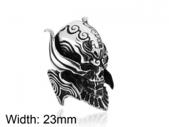 HY Wholesale Titanium Steel Popular Skull Rings-HY0012R055