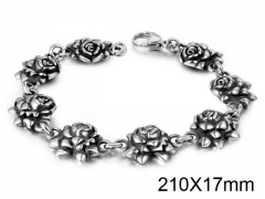 HY Wholesale Titanium Steel/Stainless Steel 316L Bracelets-HY0011B043