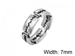 HY Wholesale Titanium Steel Casting Rings-HY0013R050