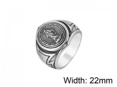 HY Wholesale Titanium Steel Casting Rings-HY0013R108