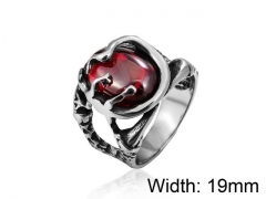 HY Wholesale Titanium Steel CZ/Stone Rings-HY0013R111