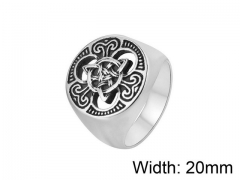 HY Wholesale Titanium Steel Casting Rings-HY0013R063