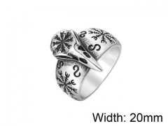 HY Wholesale Titanium Steel Casting Rings-HY0013R038