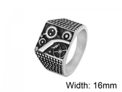 HY Wholesale Titanium Steel Casting Rings-HY0013R222