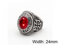 HY Wholesale Titanium Steel CZ/Stone Rings-HY0013R150