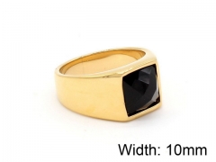 HY Wholesale Titanium Steel CZ/Stone Rings-HY0013R169