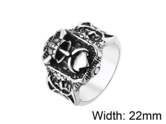 HY Wholesale Titanium Steel Casting Rings-HY0013R032