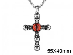 HY Wholesale Stainless steel 316L Skull Pendant (not includ chain)-HY0013P213