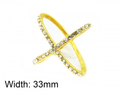 HY Wholesale Stainless Steel 316L Crystal Rings-HY15R1389HJO