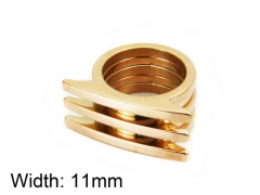 HY Wholesale Stainless Steel 316L Woman Rings-HY16R0443OL