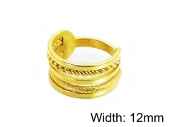 HY Wholesale Stainless Steel 316L Woman Rings-HY16R0458NR