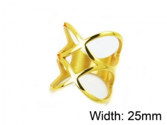 HY Wholesale Stainless Steel 316L Woman Rings-HY16R0406ND