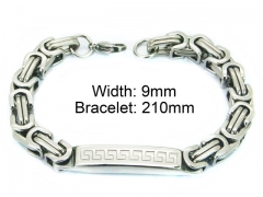 HY Stainless Steel 316L Bracelets (ID Bracelet)-HY65B0715PD