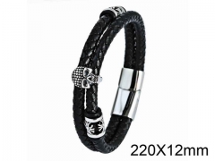 HY Wholesale Skull-Leather Bracelets-HY001B139