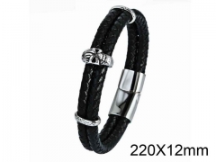 HY Wholesale Skull-Leather Bracelets-HY001B071