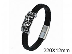 HY Wholesale Skull-Leather Bracelets-HY001B153