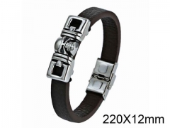 HY Wholesale Skull-Leather Bracelets-HY001B125