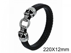 HY Wholesale Skull-Leather Bracelets-HY001B100