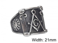 HY Wholesale Jewelry Stainless Steel 316L Religion Rings-HY0021R015