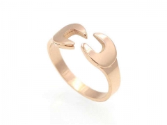 HY Jewelry Wholesale Stainless Steel 316L Hollow Rings-HY0041R0045