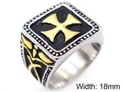 HY Jewelry Wholesale Stainless Steel 316L Religion Rings-HY0019R0135