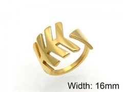 HY Jewelry Wholesale Stainless Steel 316L Hollow Rings-HY0041R0131