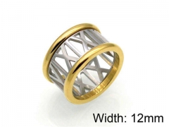 HY Jewelry Wholesale Stainless Steel 316L Hollow Rings-HY0041R0099