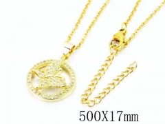 HY Wholesale Popular CZ Necklaces-HY54N0270NR