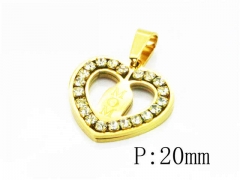 HY Stainless Steel 316L Pendants (Lover)-HY12P0774KL